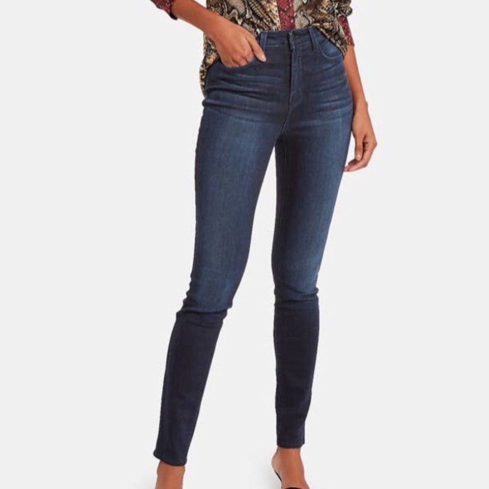 L’agence Women 24 Dark Wash Marino Blue High Rise Marguerite Skinny Jeans